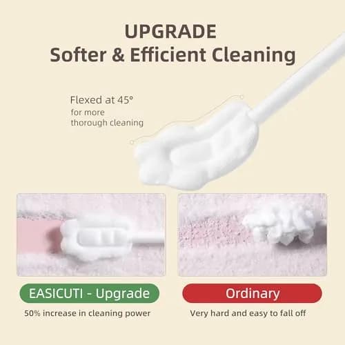 EASICUTI Baby Tongue Cleaner 52PCS | Infant Oral Hygiene & Teething Massage thumbnail 3
