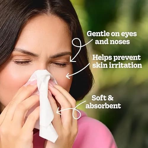 Kleenex Ultra Soft Facial Tissues, 8 Flat Boxes, 180 Tissues per Box | 3-Ply Softness for Irritation-Free Skin thumbnail 2