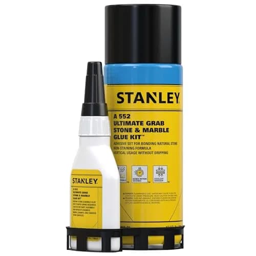 STANLEY Bonding Adhesive Spray Kit 13.5 fl oz | High-Strength Marble & Stone Glue thumbnail 1