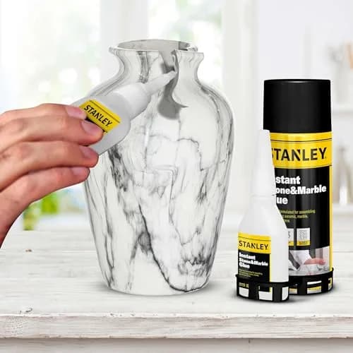 STANLEY Bonding Adhesive Spray Kit 13.5 fl oz | High-Strength Marble & Stone Glue thumbnail 4