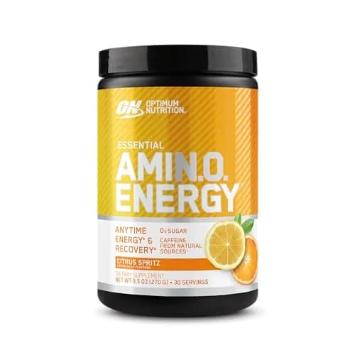 Optimum Nutrition Amino Energy Powder Citrus Spritz 269g (9.5 Oz) | BCAAs for Muscle Recovery & Energy Boost thumbnail 1