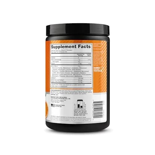 Optimum Nutrition Amino Energy Powder Citrus Spritz 269g (9.5 Oz) | BCAAs for Muscle Recovery & Energy Boost thumbnail 8