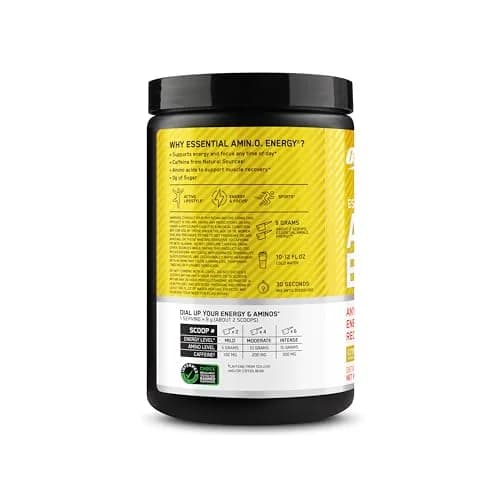 Optimum Nutrition Amino Energy Powder Citrus Spritz 269g (9.5 Oz) | BCAAs for Muscle Recovery & Energy Boost thumbnail 9
