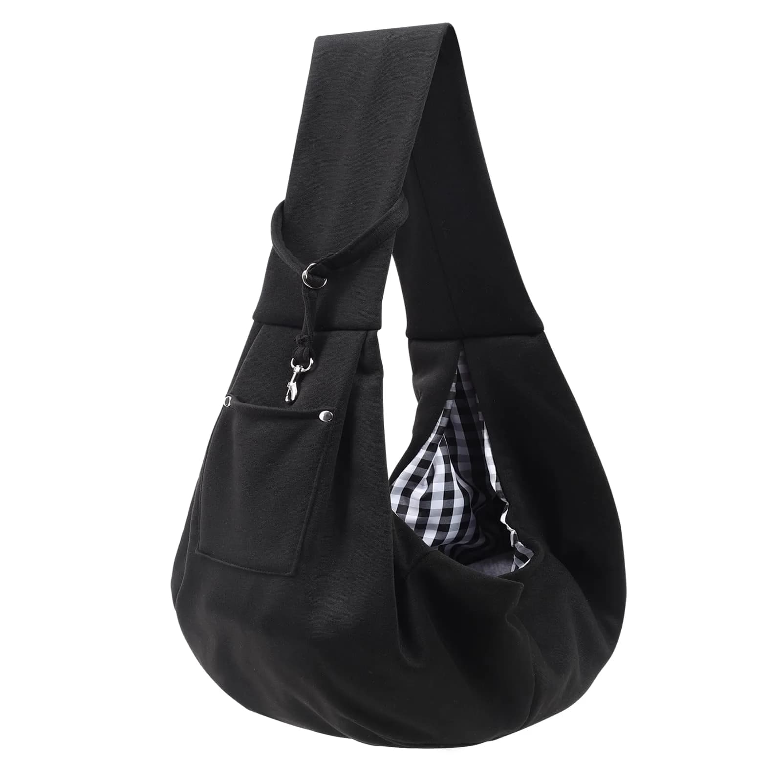 ARZQUT Dog and Cat Carrier Sling Bag | Dark Blue, 53cm (21") L x 30cm (12") W — Black