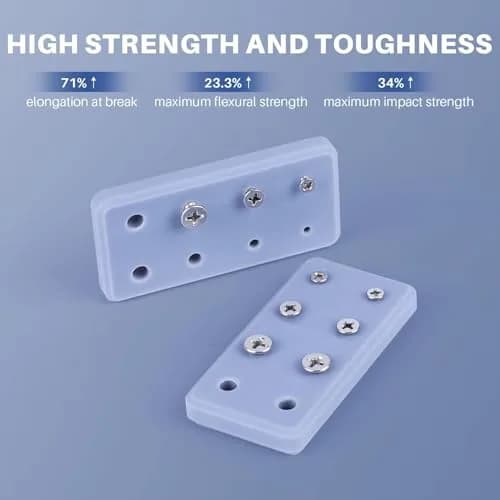 ELEGOO ABS-Like 3.0 Resin Translucent 1000g (1kg / 2.2lb) | High Strength & Toughness for LCD/DLP Printers thumbnail 5