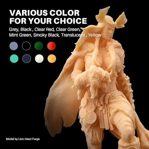 ELEGOO ABS-Like 3.0 Resin Translucent 1000g (1kg / 2.2lb) | High Strength & Toughness for LCD/DLP Printers thumbnail 3