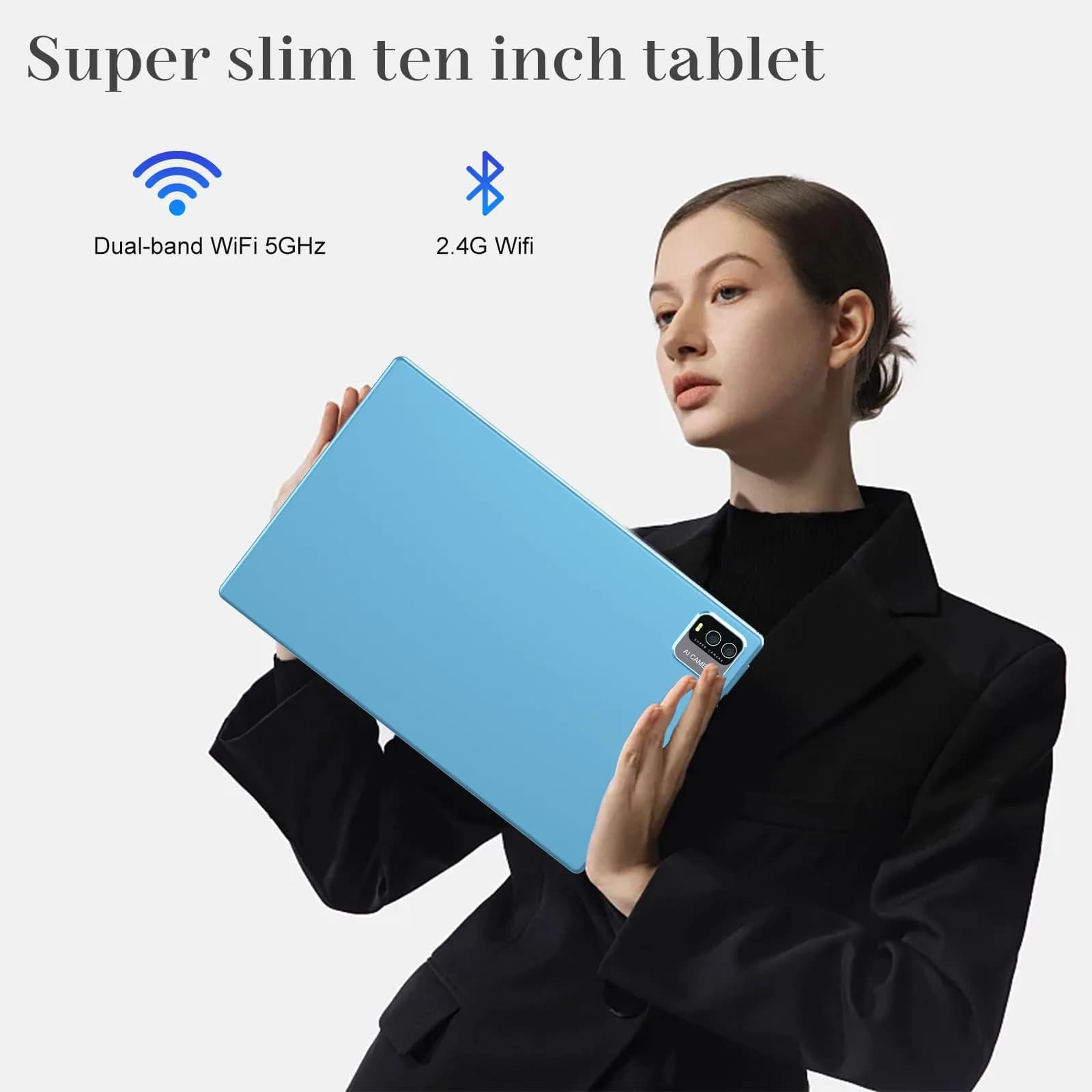 IWEGGO Android 15 Tablet 10.1 Inch 12GB RAM 64GB ROM 1TB Expandable | 2-in-1 with Keyboard, Mouse, Stylus, Case - view 5