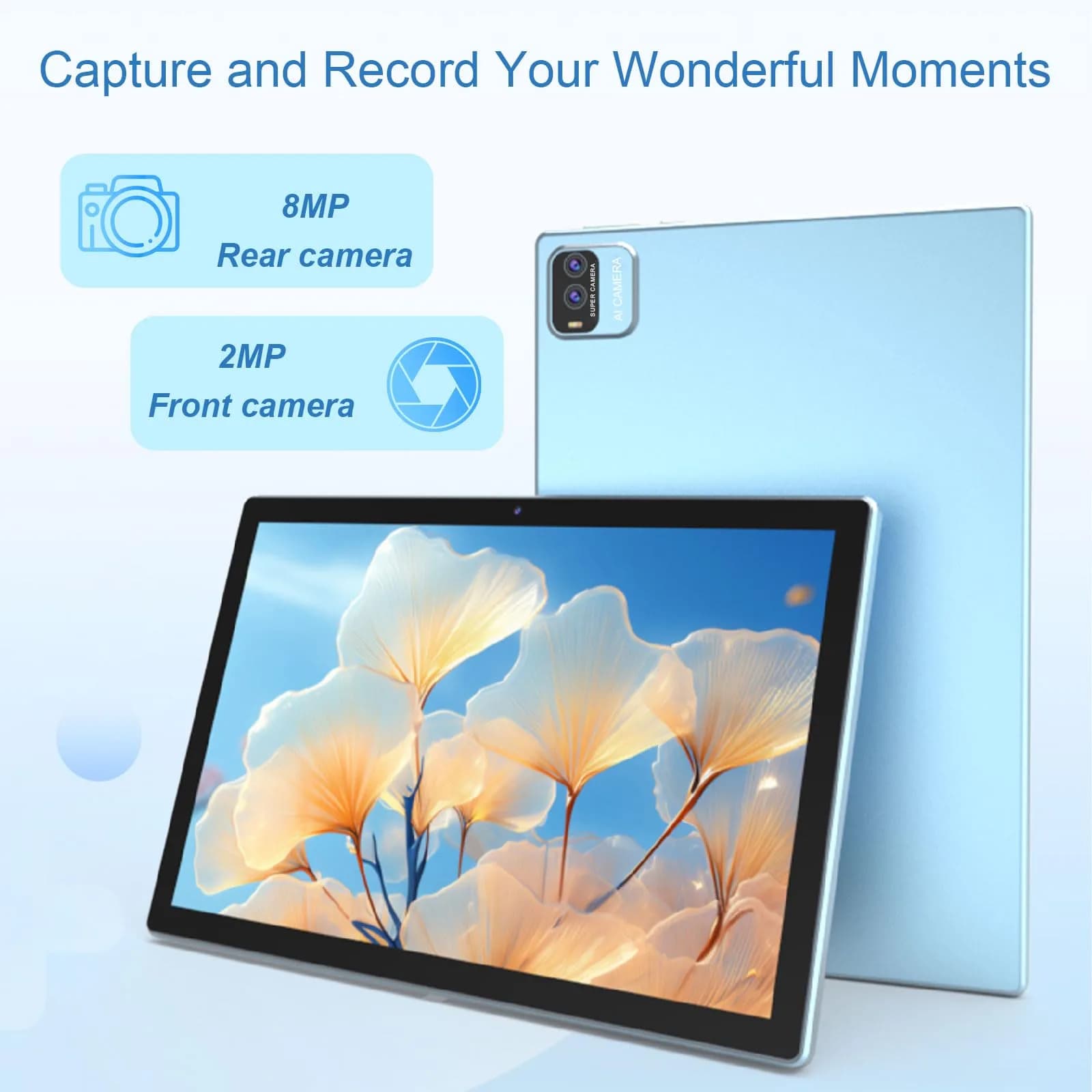 IWEGGO Android 15 Tablet 10.1 Inch 12GB RAM 64GB ROM 1TB Expandable | 2-in-1 with Keyboard, Mouse, Stylus, Case - view 4