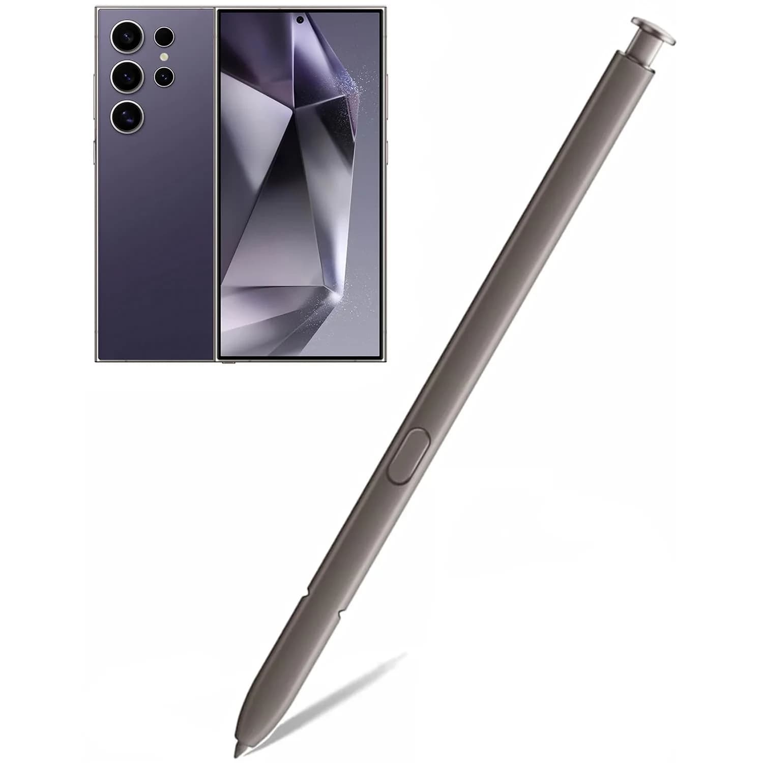 Befzygwk Replacement S Pen for Samsung Galaxy S24 Ultra 5G (Yellow) | 4096 Pressure Levels, 0.7mm Fine Tip — Violet