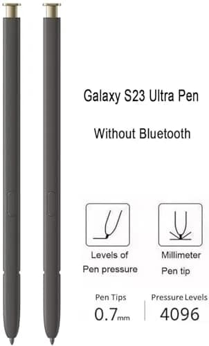 Befzygwk Replacement Stylus Pen for Samsung Galaxy S24 Ultra 5G (2-Pack, Yellow) | 4096 Pressure Levels thumbnail 3