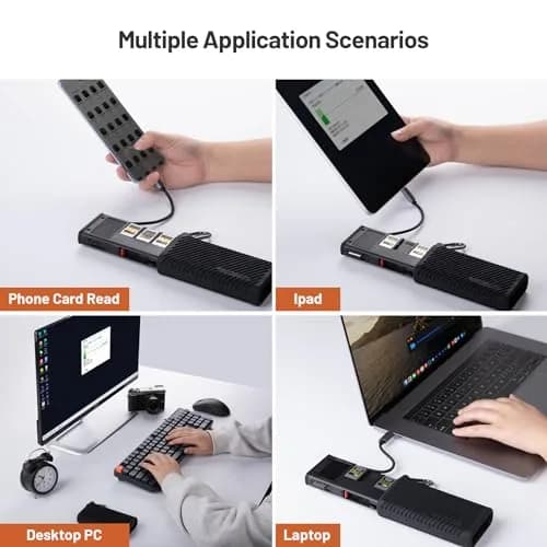 PGYTECH CreateMate USB 3.2 CFexpress A Card Reader & Case 10GBps Black | Dual Slot High-Speed Data Transfer thumbnail 6