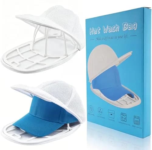 Eiito Hat Washer Cage & Mesh Bag Set (2 Cages + 2 Bags) | Protects Hats in Washing Machine thumbnail 1