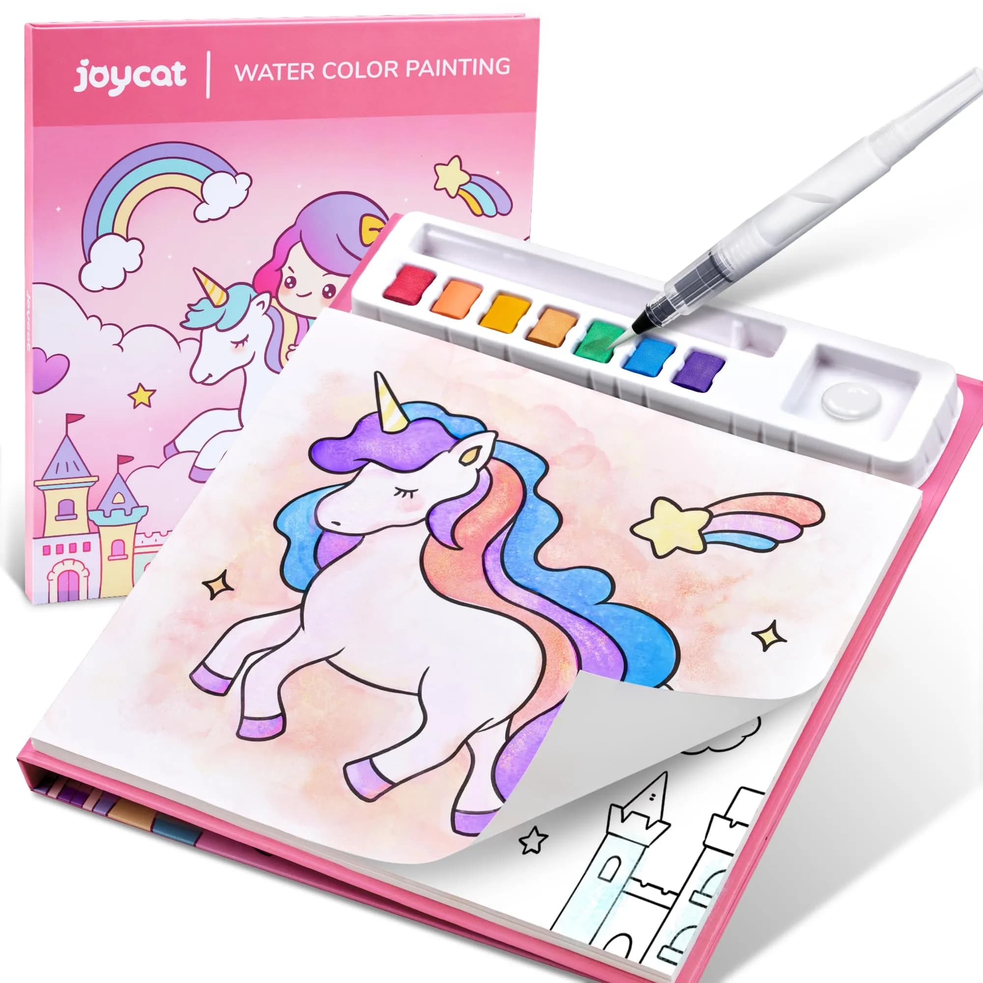 JoyCat Paint with Water Coloring Books for Toddlers, Watercolor Painting Sets with Brush | USA Import — Magical Pony