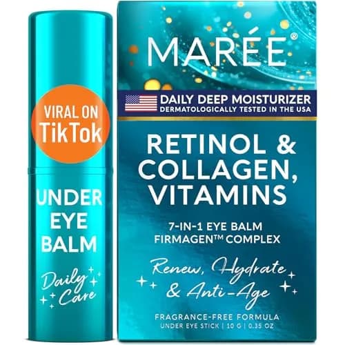 MAREE Under Eye Balm Stick - Collagen Retinol & Brightener 0.35 Oz | Hydrates & Reduces Dark Circles thumbnail 1