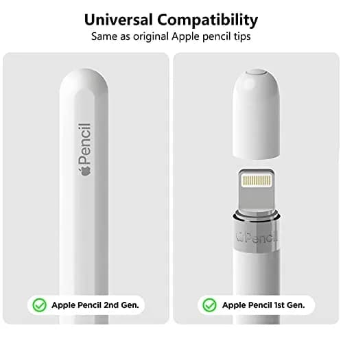 Frylaa Metal Apple Pencil Tips 4-Pack | Precision Control for 1st & 2nd Gen iPads thumbnail 2