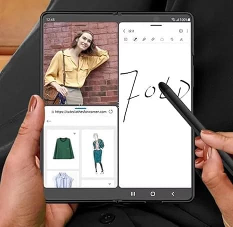Qenw S Pen for Galaxy Z Fold 8 Ultra/Fold 7 / Fold 6 / Fold 5 | Slim-Black Aluminum Stylus thumbnail 7