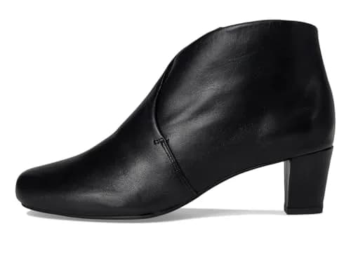 David Tate Prestige Boot Black Nappa Leather 10.5 | Stylish & Comfortable Ankle Boot with Leather Side Zipper thumbnail 6