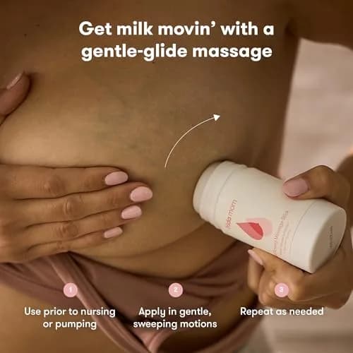 Frida Mom Milk Flowing Massage Stick 59ml (2 Fl Oz) | Aloe & Chamomile Infused for Breastfeeding Moms thumbnail 2