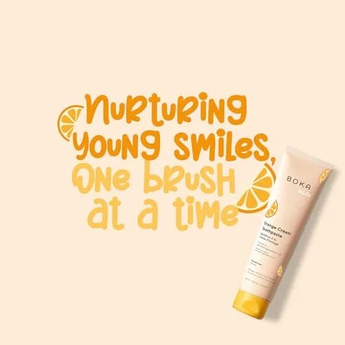 Boka Kids Toothpaste - Nano Hydroxyapatite, Fluoride-Free Ela Mint & Orange Cream, 8oz (2x4oz) | Enamel Care for Ages 1+ thumbnail 8
