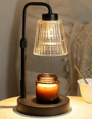 GODONLIF Candle Warmer Lamp with Timer, Home Decor for Women | Dimmable, Adjustable Height, Safe & Elegant - main product image
