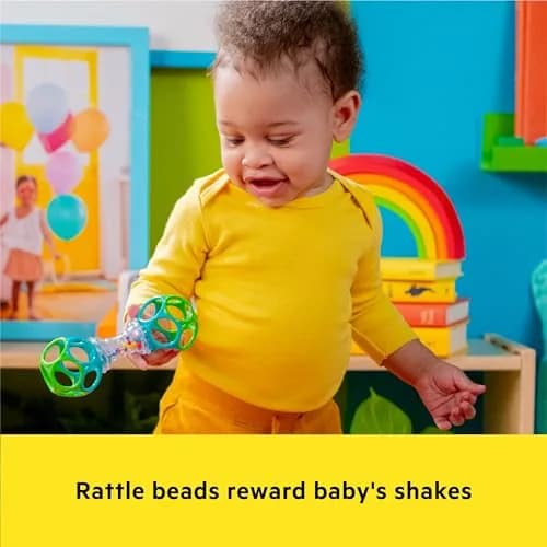 Bright Starts Easy-Grasp Oball Bundle Gift Set 2-Pack | BPA Free, Unisex, Newborn+ thumbnail 5