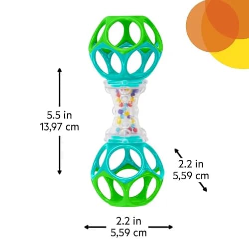 Bright Starts Easy-Grasp Oball Bundle Gift Set 2-Pack | BPA Free, Unisex, Newborn+ thumbnail 9