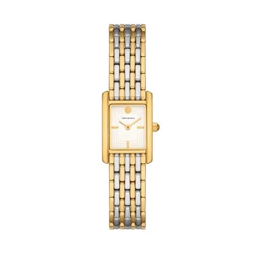 Tory Burch Women's Eleanor Small Two-Tone Stainless Steel Bracelet Watch | Elegant, Water-Resistant 30m thumbnail 1