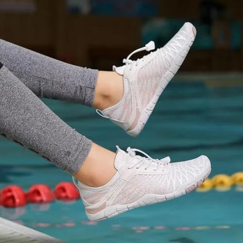 V OPXIN Barefoot Shoes for Women & Men with Wide Toe Box, Breathable Aqua Swim Surf Hiking Walking Shoes (US Women 7/Men 5) thumbnail 2