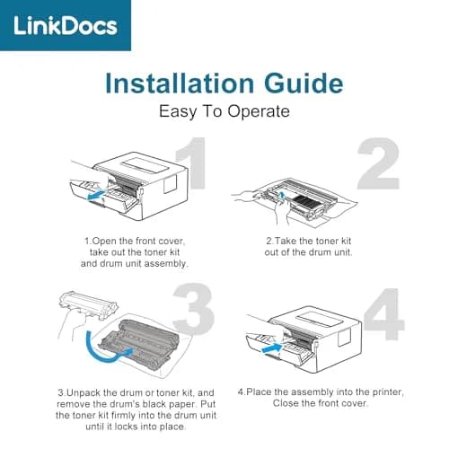 LinkDocs DR920 High Yield Imaging Drum Unit for Brother Printers | 45,000 Pages, Compatible with HL-L5210 HL-L6210DW thumbnail 5