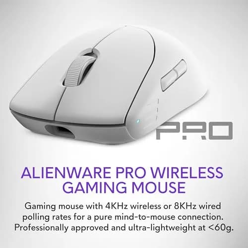 Alienware Pro Wireless Gaming Mouse LL Pro WL 26,000 DPI | 6 Buttons for Gaming & Precision thumbnail 2