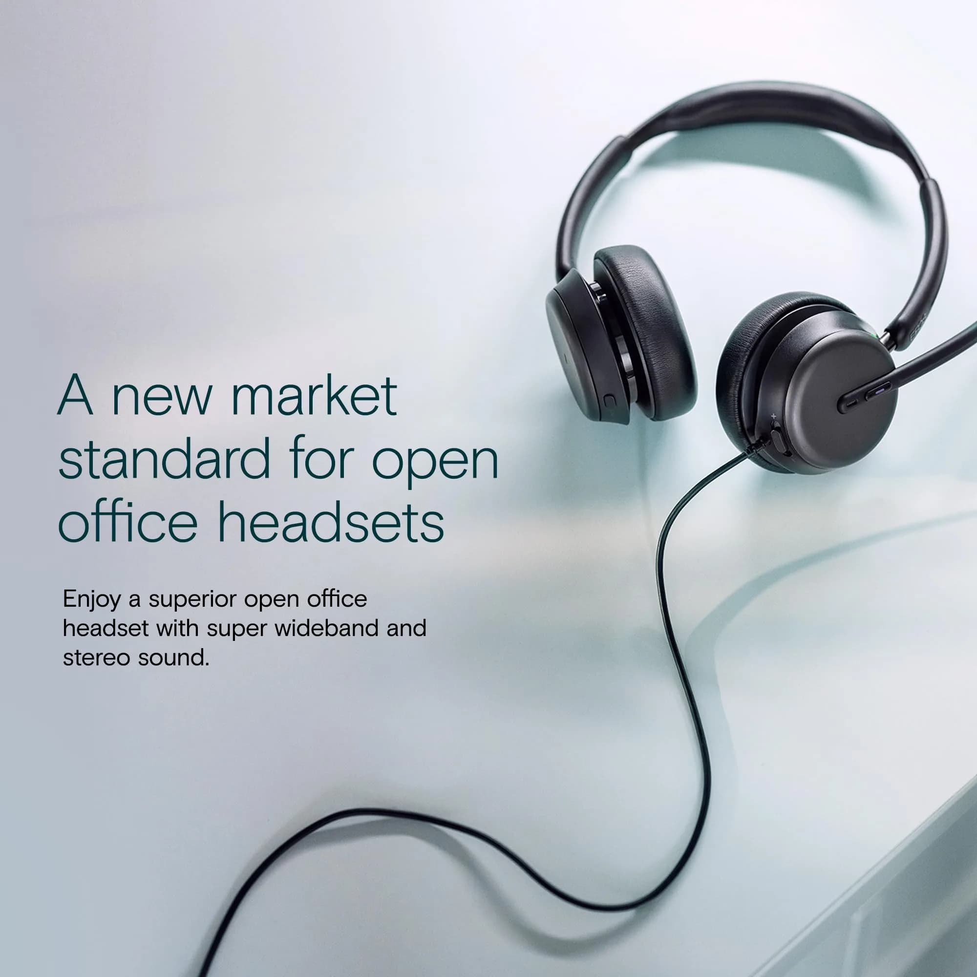 EPOS Impact 860 ANC Wired USB-C Headset with Noise Cancellation | 160g Lightweight, Comfortable Fit for Office Work - view 7