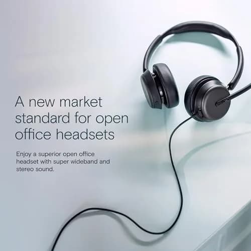 EPOS Impact 860 ANC Wired USB-C Headset with Noise Cancellation | 160g Lightweight, Comfortable Fit for Office Work thumbnail 7
