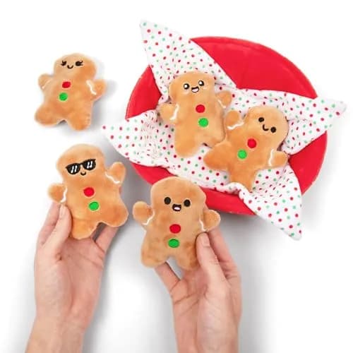 WHAT DO YOU MEME? Emotional Support Gingerbread Plushies Set | 5 Plushies + Carrier thumbnail 2