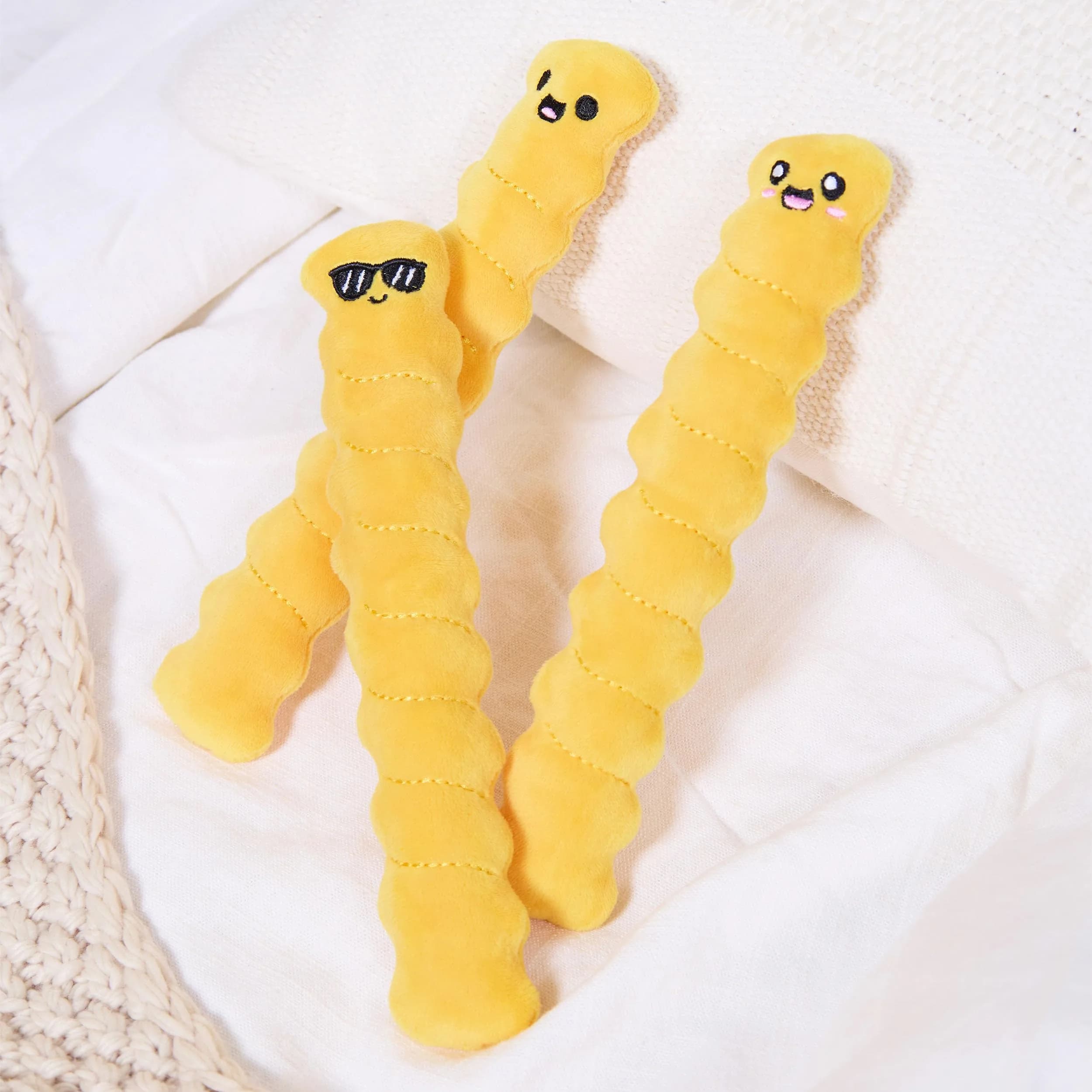 WHAT DO YOU MEME? Emotional Support Crinkle Fries Plush Toy | ASTM-Tested Non-Toxic - view 3