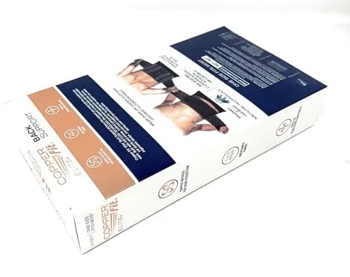 Copper Fit Elite Air Back Support Brace with Airflow Technology, Adjustable Compression Straps, Double Band, One Size Fits Most | Breathable Lower Back Support thumbnail 7