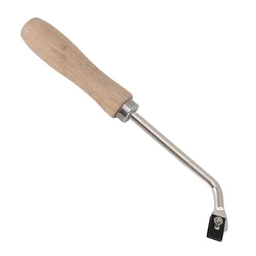 BTSEURY PVC Plastic Floor Slotting Knife Groover Beech Wood Handle with 3 Blades | For PVC Floor Grooving thumbnail 5