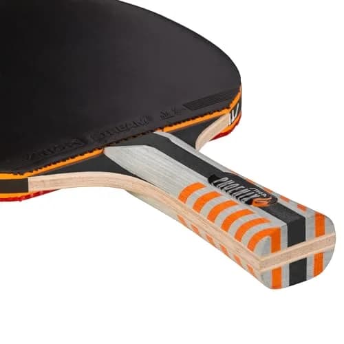STIGA Phoenix Ping Pong Paddle - 5-Ply Ultra-Light Balsa Blade - 2mm ITTF-Approved Rubber - Flared Handle - Competitive Table Tennis Racket (Red, One Size) thumbnail 4