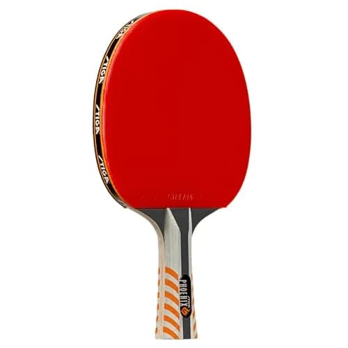 STIGA Phoenix Ping Pong Paddle - 5-Ply Ultra-Light Balsa Blade - 2mm ITTF-Approved Rubber - Flared Handle - Competitive Table Tennis Racket (Red, One Size) thumbnail 1
