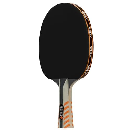 STIGA Phoenix Ping Pong Paddle - 5-Ply Ultra-Light Balsa Blade - 2mm ITTF-Approved Rubber - Flared Handle - Competitive Table Tennis Racket (Red, One Size) thumbnail 2
