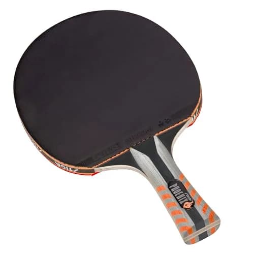 STIGA Phoenix Ping Pong Paddle - 5-Ply Ultra-Light Balsa Blade - 2mm ITTF-Approved Rubber - Flared Handle - Competitive Table Tennis Racket (Red, One Size) thumbnail 3