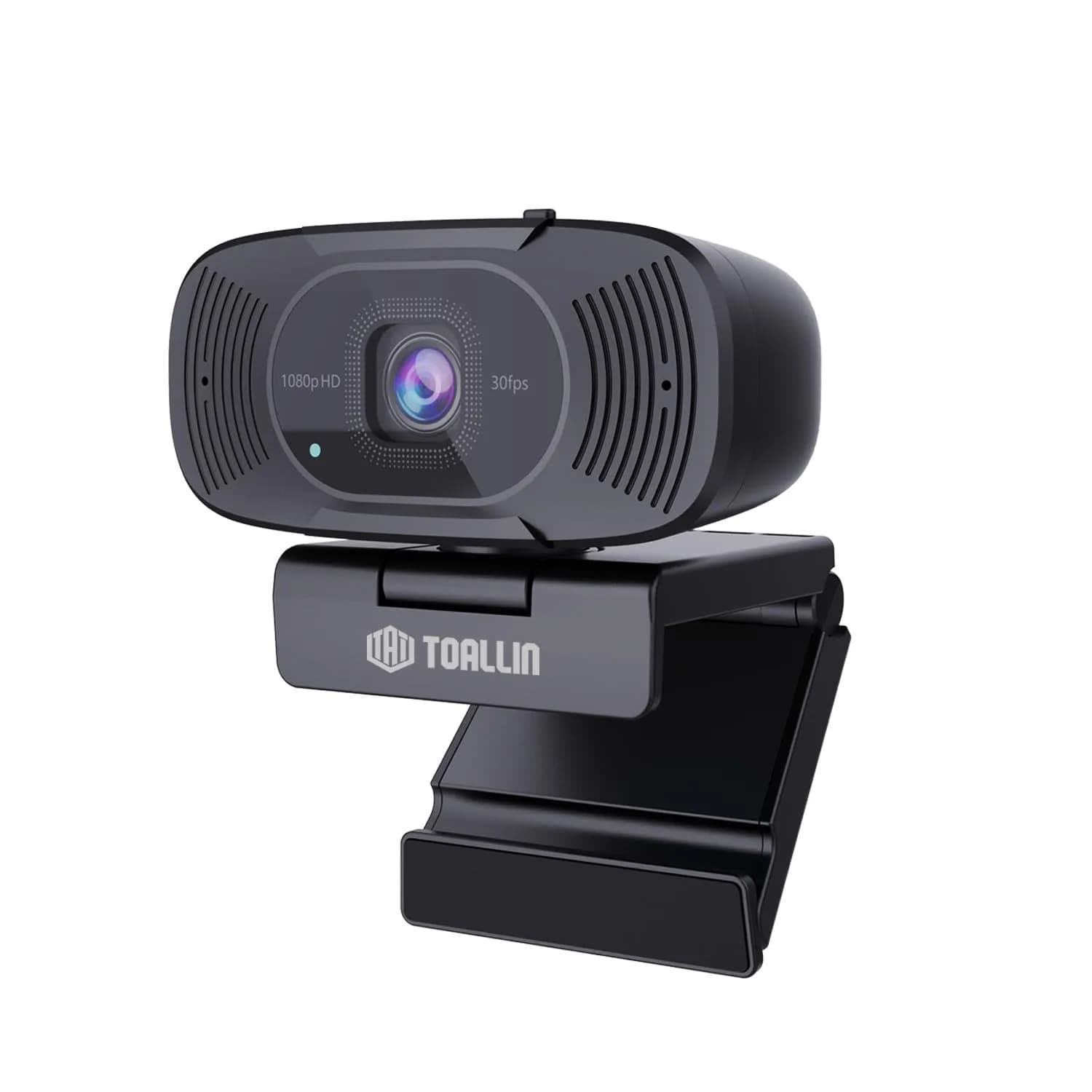 TOALLIN 1080P Webcam with Windows Hello, IR Facial Recognition | Full HD, Privacy Cover, Microphone — 1080P Auto Focus Webcam