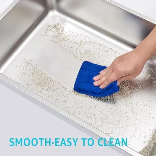 EGMEHOAD Stainless Steel Litter Box XL | Large Cat Litter Box for Big Cats & Pets thumbnail 5