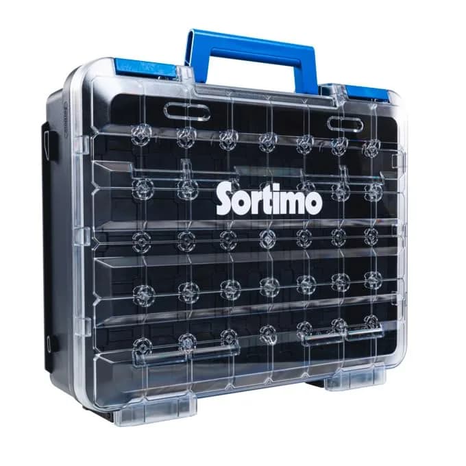 Sortimo T-BOXX 330 Empty Sorting Box 35.8cm x 44.4cm x 11.5cm | Transparent Lid for Small Parts thumbnail 4