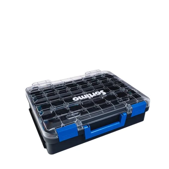 Sortimo T-BOXX 330 Empty Sorting Box 35.8cm x 44.4cm x 11.5cm | Transparent Lid for Small Parts thumbnail 5