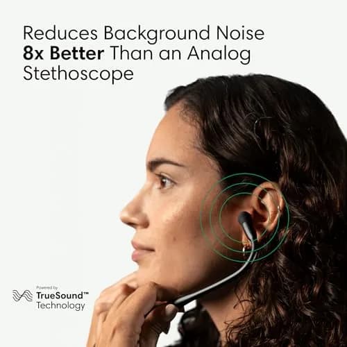 EKO CORE 500™ Digital Stethoscope — 40x Amplification, Active Noise Cancellation, 3-Lead ECG, FDA-Cleared AI with Eko+, Full-Color Display, Reimbursement Eligible — Silver thumbnail 4