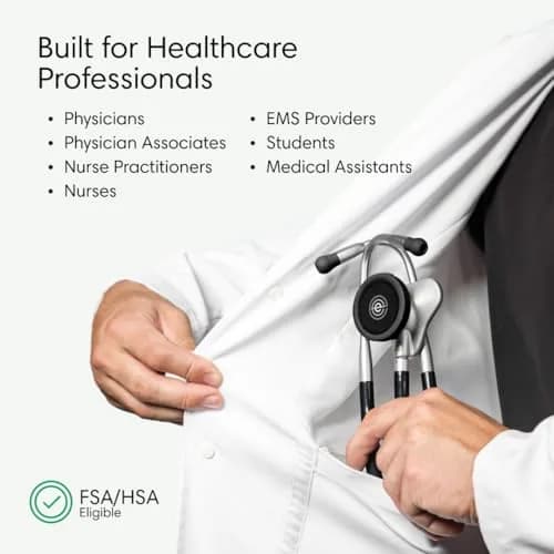 EKO CORE 500™ Digital Stethoscope — 40x Amplification, Active Noise Cancellation, 3-Lead ECG, FDA-Cleared AI with Eko+, Full-Color Display, Reimbursement Eligible — Silver thumbnail 7