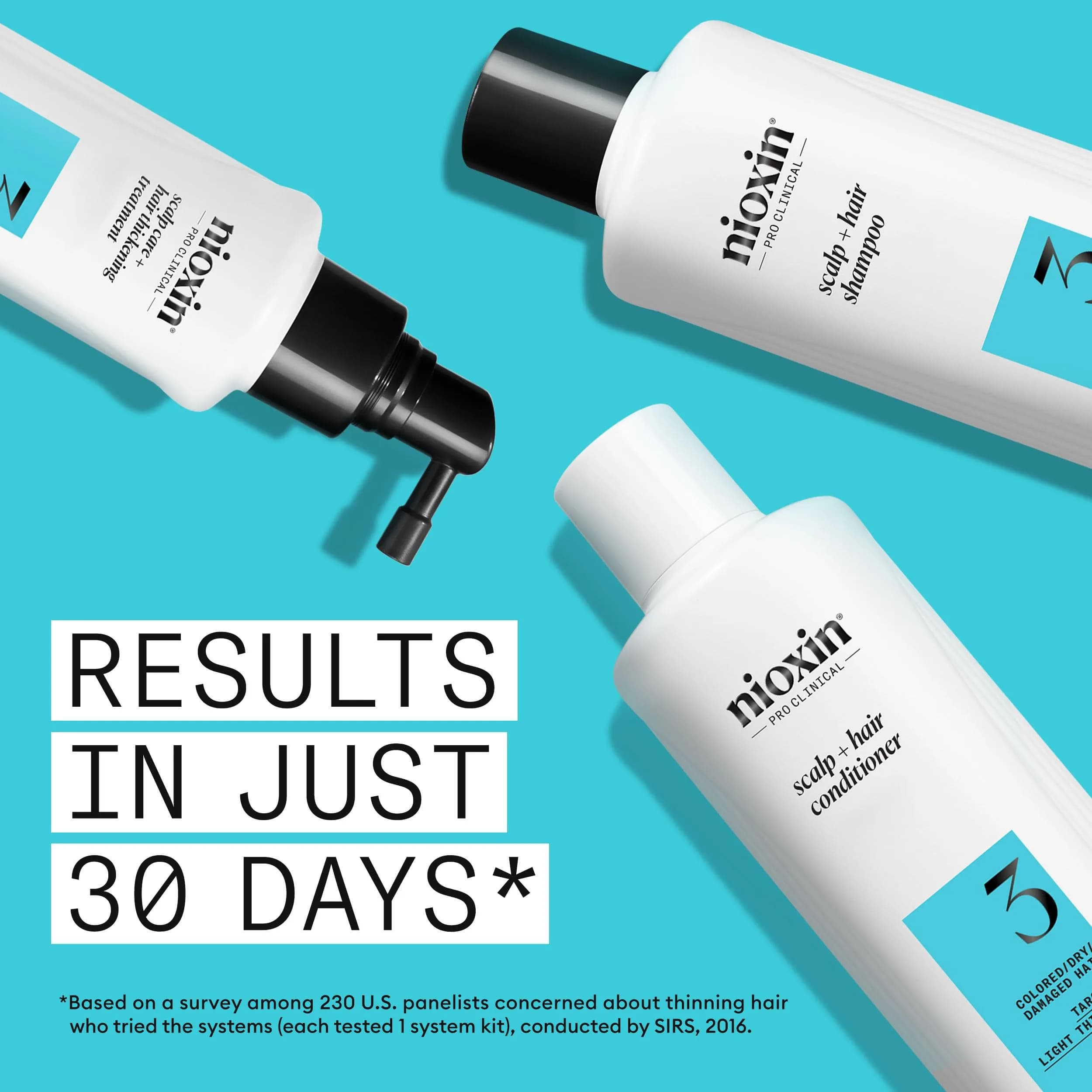NIOXIN System Kit 3 for Colored Hair & Light Thinning | 23.6 oz (697 ml) | Clinically Tested Thickening & Strengthening - view 4