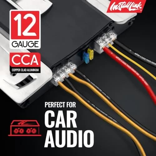 Install Link 12 AWG Gauge Speaker Wire 100 Feet (30.5m) | CCA Copper Clad Aluminum for Home Theater & Car Audio thumbnail 4