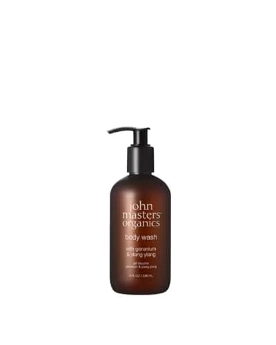 john masters organics Body Wash with Geranium & Ylang Ylang | Gentle Organic Skin Cleanser for All | 8 Fl Oz thumbnail 1