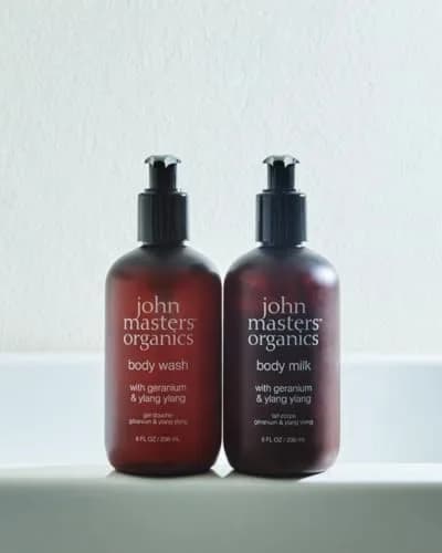 john masters organics Body Wash with Geranium & Ylang Ylang | Gentle Organic Skin Cleanser for All | 8 Fl Oz thumbnail 4